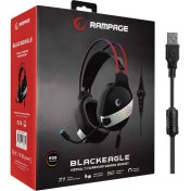 Resim Ms Rampage RM-K37 Black Eagle Rgb 7.1 Oyuncu Kulaklığı 