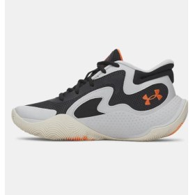 Resim Under Armour Gri Renkli Erkek Çocuk Ua Gs Jet '25 Basketbol Ayakkabısı Dayanıklı ve Konforlu 6001587-014 