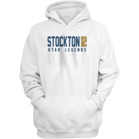 Resim Usateamfans John Stockton Hoodie 