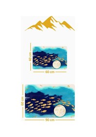 Resim Yıkanabilir Kaymaz Tabanlı Modern Desenli 2'li Banyo Paspas Takımı Bps0004 Renkli 