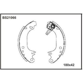 Resim Beser Bs21066 Arka Fren Balatası Pabuc Yapıstırma R9 R11 P309 