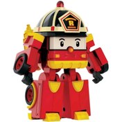 Resim Nessiworld Sesli ve Işıklı Robocar Poli Büyük Transforming Robot Roy 