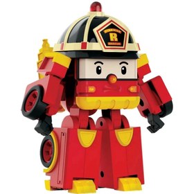 Resim Nessiworld Sesli ve Işıklı Robocar Poli Büyük Transforming Robot Roy 