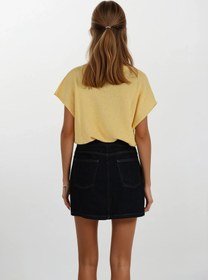 Resim Mini Kot Etek - Mavi / 38 