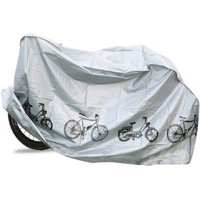 Resim Teltree Bisiklet Ve Elektrikli Motosiklet Koruyucu Örtü - Yağmur, Güneş Ve Toz Engeli - Gri Renk Gri 