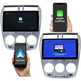 Resim Honda City Manuel 2009-2012 10 inç 6-128 GB PRO Android Carplay Multimedya 