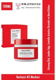 Resim Maruderm Ginseng Özü + Jojoba Yağı Besleyici Kil Maskesi 100 ML 