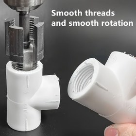 Resim 2'si 1 Arada Entegre Boru Diş Kesici - Tesisatçılar ve DIY Tutkunları için İdeal, Tesisat Tamirleri için Temel Metal Alet 