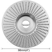 Resim Dancemonkey 4 Inç Karbon Çelik Açılı Taşlama Diski - Ahşap Şekillendirme Ve Kesme İçin 