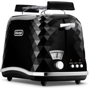 Resim DeLonghi Siyah Brillante İki Dilim Ekmek Kızartma Makinesi (42000012) 