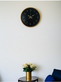 Resim 36 Cm Kahverengi Standart Duvar Saati Çok Renkli 