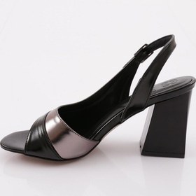 Resim Dgn 834-23y Kadin Kalin Bantli Topuklu Sandalet 834-1922-R2004 Siyah 