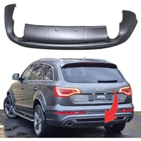 Resim Audi Q7 S-Line 2011-2015 Arka Tampon Spoiler Difüzör 