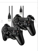 Resim Genel Markalar İkili Usb Kablolu Joystick Gamepad Oyun Kolu Konsolu PC PS3 Bilgisayar Laptop Uyumlu Wİn 7 8 9 10 11 