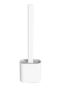 Resim Mithra Life Silikon Esnek Beyaz Renk Tuvalet Fırçası Mıt1039 