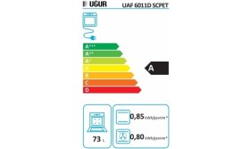 Resim Uğur Uaf 6011D Scpet Fry Art Siyah Ankastre Fırın 