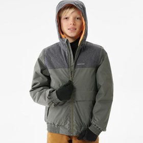 Resim Çocuk Outdoor Kar Montu/Kışlık Mont - 7/15 Yaş - Haki - SH100 -3,5 °C 