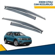 Resim Point Vw Tiguan Mügen Cam Rüzgarlığı ( Nikelajlı ) 2016 - 2019 Arası 4 Lü Set 