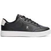 Resim Tommy Hilfiger Kadın Essential Chic Court Sneaker Siyah Çok Renkli 