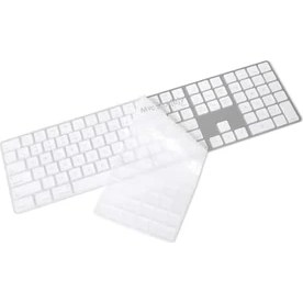 Resim Keyboard-2 A1843 With Numeric Klavye Koruyucu Us To Türkçe ile Uyumlu Şeffaf 