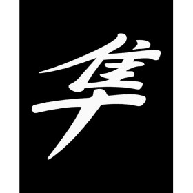 Resim Hayabusa White Logo Büyük Sırt Patch Yama 