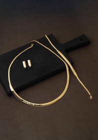 Resim Bilezikci Dolunay Taşsız Suyolu Altın Düğün Seti 