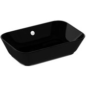 Resim Vitra Geo 7425B070-0012 Çanak Lavabo. 60 CM Parlak Siyah 
