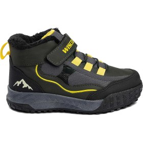 Resim Visco 064 Erkek Çocuk Kışlık Bot Ayakkabı Füme 