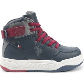 Resim U.s. Polo Assn. Phıta Jr 5pr Lacivert Erkek Çocuk High Sneaker 000000000102027913 Lacivert-kırmızı 
