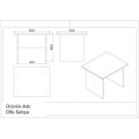 Resim Robinhome Robin Home Verona Abc Ofis Büro Masa Takımı Ofis Masası + Keson + 