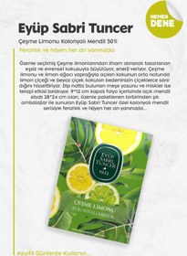 Resim Eyüp Sabri Tuncer Çeşme Limonu Kolonyalı Mendil 50'li 