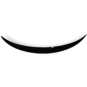 Resim Mercedes W205 2015-2021 Uyumlu Amg Spoiler Parlak Siyah 
