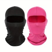 Resim Solunabilir Esnek Yüz Maskesi - Tam Kapsama Boyun & Yüz Koruma, Motosiklet, Bisiklet, Yürüyüş, Açık Hava Sporları için Esnek Uyumlu - Hafif Polyester Kumaş Siyah/Pembe - Toz, Polen, Soğuk Rüzgar Koruma - Koşu, Kampçılık, Spor Salonu için İdeal - Kolay Temizlenebilir, Çok Yönlü Aktif Giyim, Minimalist Tasarım, Pürüzsüz Dokulu Bitiş 