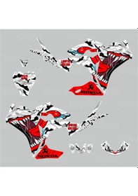 Resim Honda Cbr 125 Sticker Set Asphalt Monster 