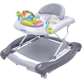 Resim Crusie 4'ü 1 Arada Yürüteç 6-18 Ay Bebekler İçin Çok Fonksiyonlu Destek - Gri 