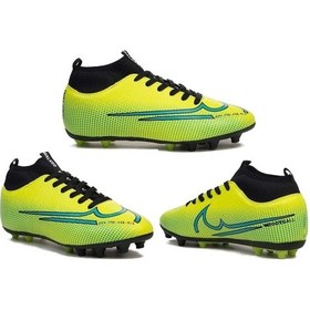 Resim Walked 437 Boğazlı Çoraplı Halı Saha Krampon Futbol Spor Ayakkabı Çok Renkli 