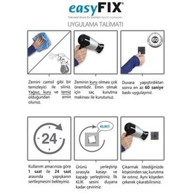 Resim Banyo Rafı 2 Katlı Paslanmaz Krom Easyfix Gümüş 