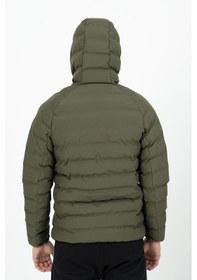 Resim Maraton Sportswear Regular Erkek Kapşonlu Uzun Kol Basic Haki Mont 21501-haki Haki 