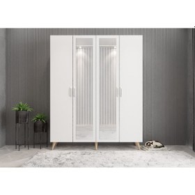 Resim Açelya Portmanto Vestiyer Ayakkabılık Mb-m2 140cm Montaj Dahil 