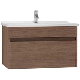 Resim VitrA S50 Lavabo Dolabı 80 Cm Koyu Meşe 54740 