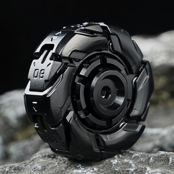 3'ü 1 arada Dönüştürülebilir Fidget Spinner Sikke EDC - Yetişkinler İçin Yüksek Hızlı Dönen Oyuncak, Paslanmaz Çelik, Pil Gerektirmez, Dikkati Artırıcı, Stres Giderici, EDC Döndürme Aracı|Modern EDC|Güvenli Depolama Tasarımı