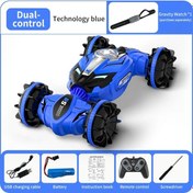 Resim Jjrc Rc Araba Amfibi Dublör Off Road Tırmanma 1:16 Su Arazi 4wd Uzaktan Kumanda Blue B 1704v 