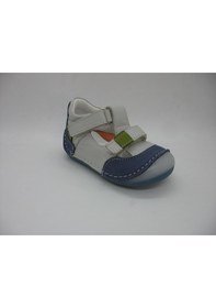 Resim Angelokids Perlina 01102 Doğal Deri Ortopedik Ilk Adım Ayakkabısı 18-21 (429132173) Gri 