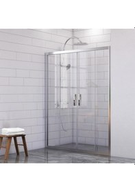 Resim Durul Duşakabin Ön Cephe 5mm Şeffaf H:190 Cm Şeffaf 