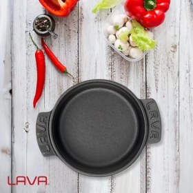 Resim Storemax Lava, Pişirme Kabı, Lv Eco Gv 11, Yuvarlak Güveç, Çap 11 Cm, Dökme Demir, Siyah 