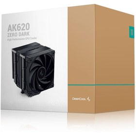 Resim Deep Cool Deepcool Ak620 Zero Dark 2x120mm Fanlı Işlemci Soğutucu 