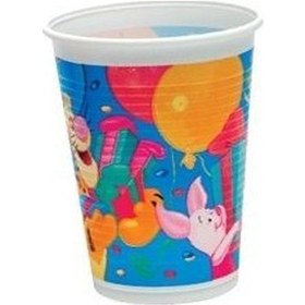 Resim Winnie Bardak Plastik 10'lu 