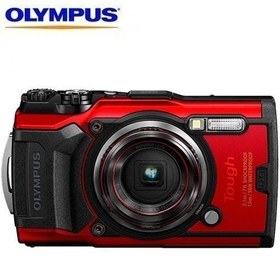 Resim Olympus Tough TG-6 Fotoğraf Makinesi (Kırmızı) 