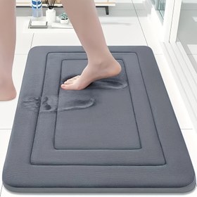 Resim 1 Adet Yumuşak ve Rahat Hafıza Köpük Banyo Paspası, Kaymaz Emici Banyo Halısı, Makinede Yıkanabilir, Polyester & PVC Karışımı Malzeme, 8 Renk Seçeneği, Parlak Tonlar, 400g/m² Yoğunluk, 1.19cm Kalınlık, Dikdörtgen Şekil, Kolay Temizlenir, Tüm Mevsimler İçin Uygun, Anneler Günü ve Mezuniyet Hediyeleri İçin Mükemmel, Banyo Halıları 