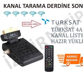 Resim Scart Girişli Plazma Tv Uyumlu Mini Göz Böcek Uydu Alıcısı 